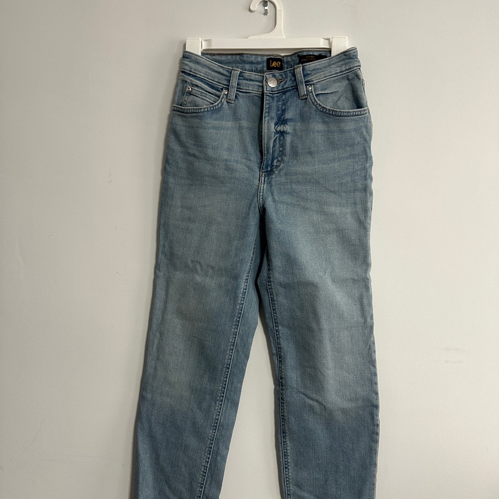 Lee Women's Light Blue Straight Leg Jeans
